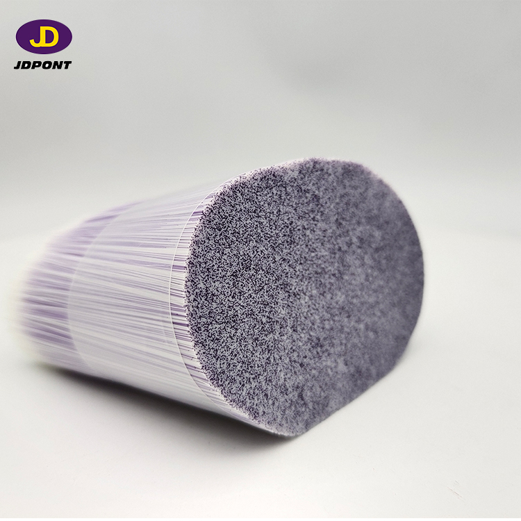 White Mixture Purple Solid Tapered Brush Filament for Brush JD28-FS
