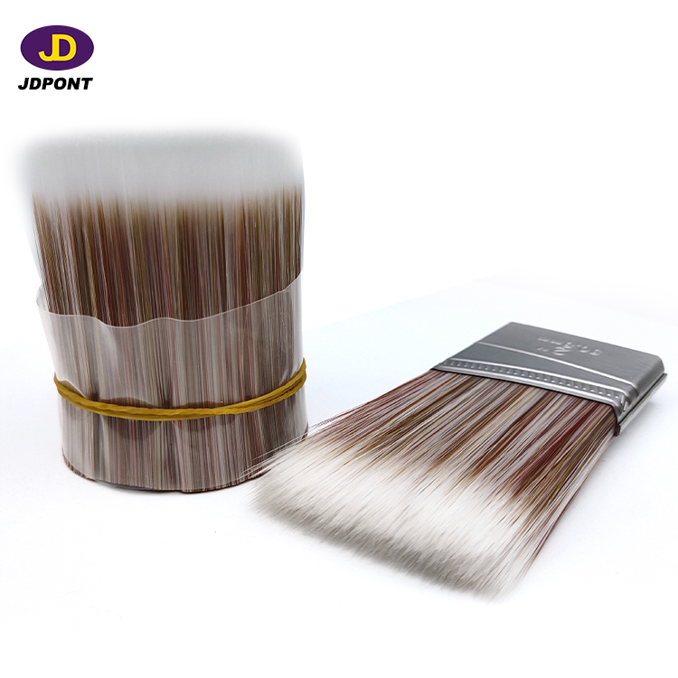 FIVE COLOR SOLID TAPERED FILAMENT MIXTURE NYLON BRISTLE BRUSH FILAMENT FOR PAINT BRUSH