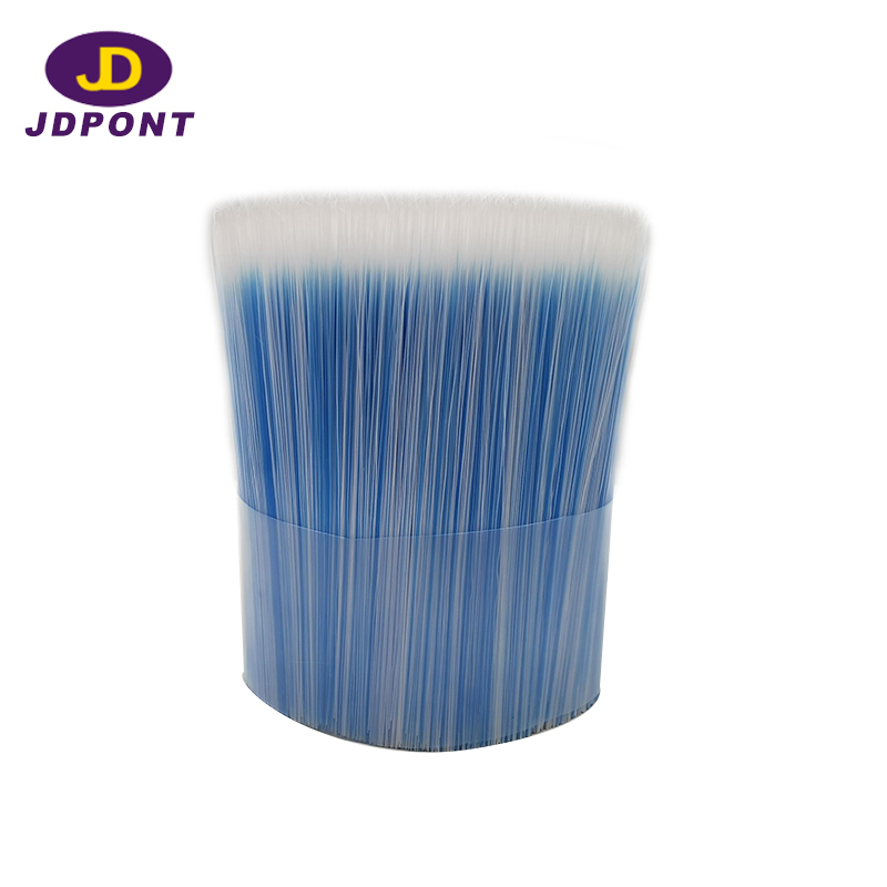 White Mixture Blue Cross-section Tapered Brush Filament--------JD-DF#02